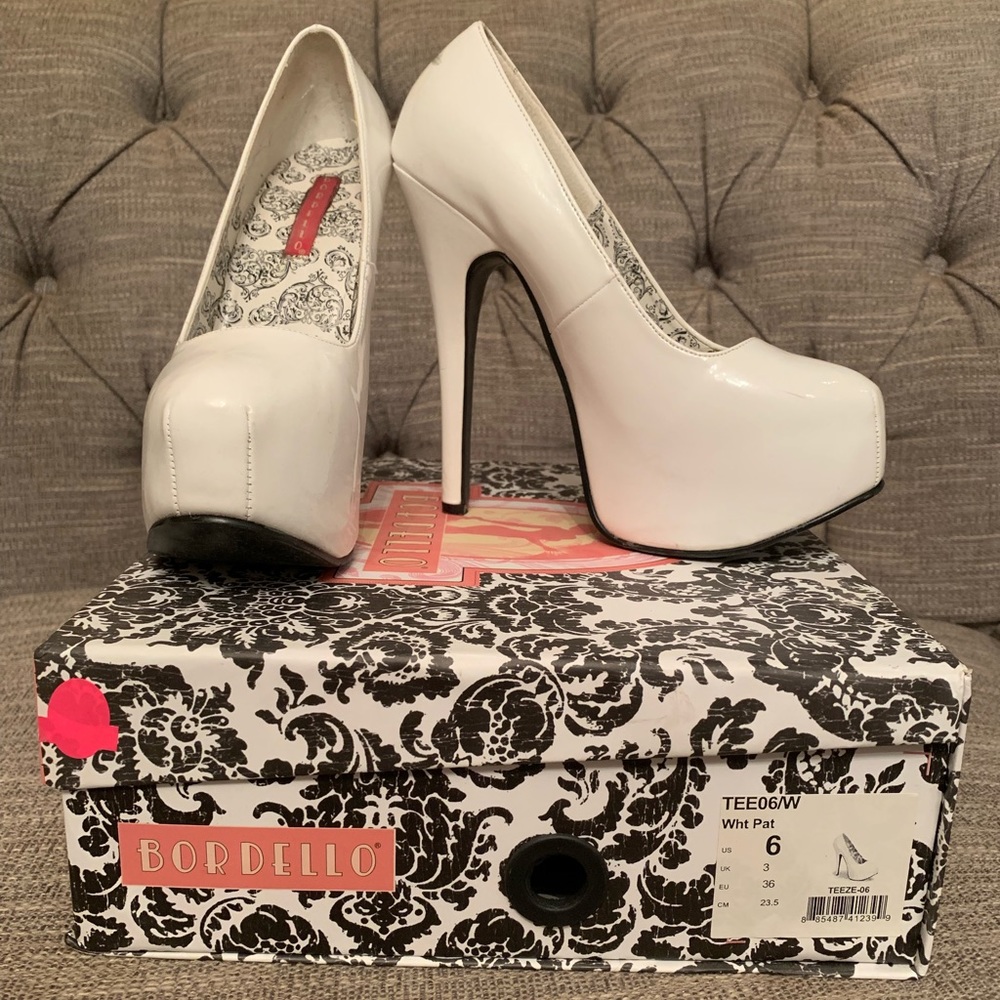 Bordello heels! EUC. Only worn a few times